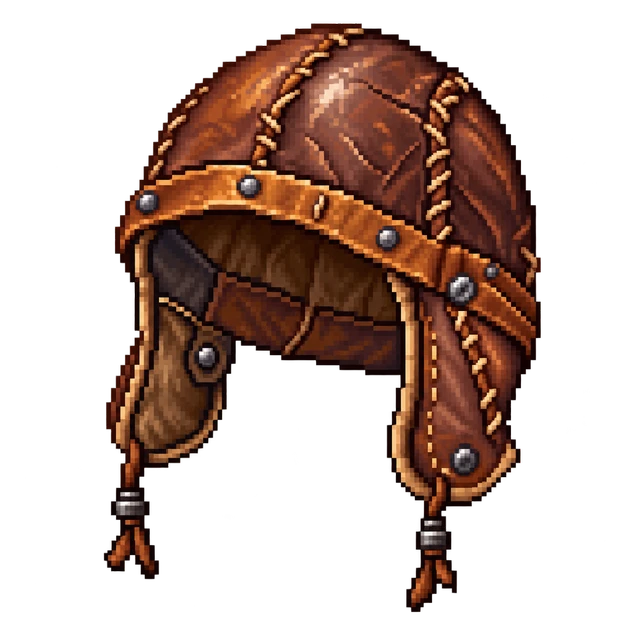 Leather Helmet