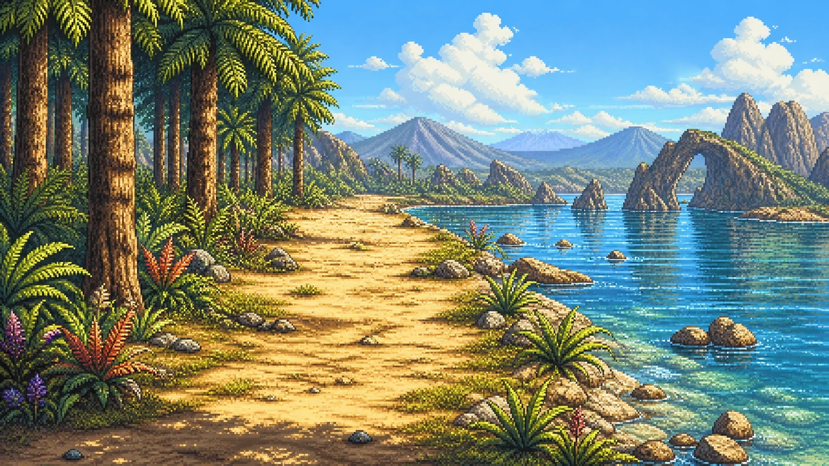 Sunlit Strand