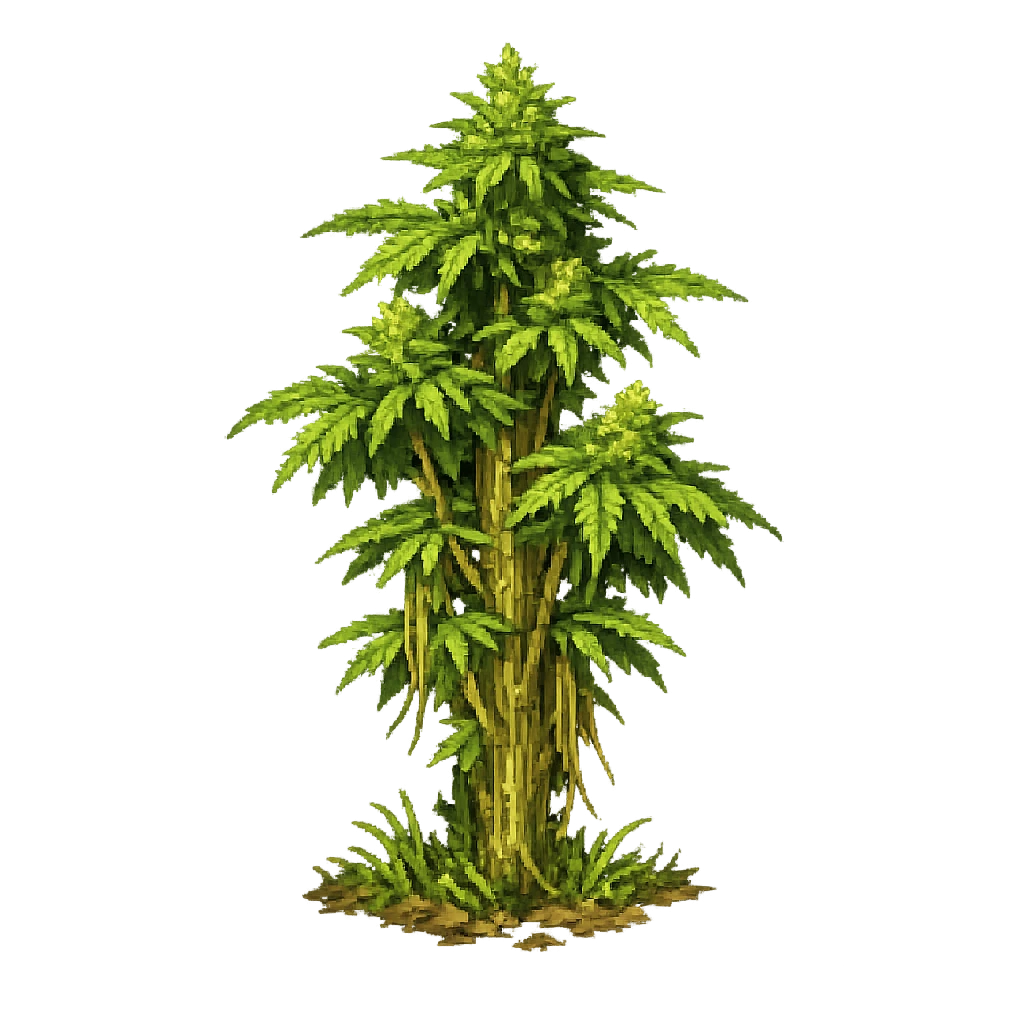 Tall Grass, Hemp Plant, Flax Bush